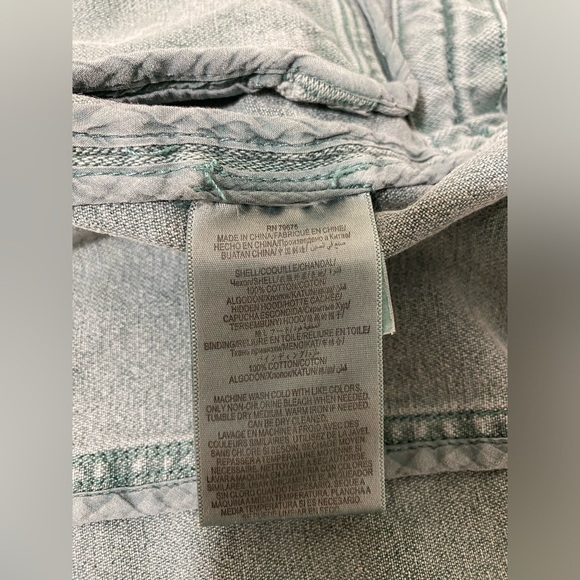 BCBGeneration Military Utility Jacket Women’s Khaki Oceanic Green Drawstring XS - Picture 4 of 11